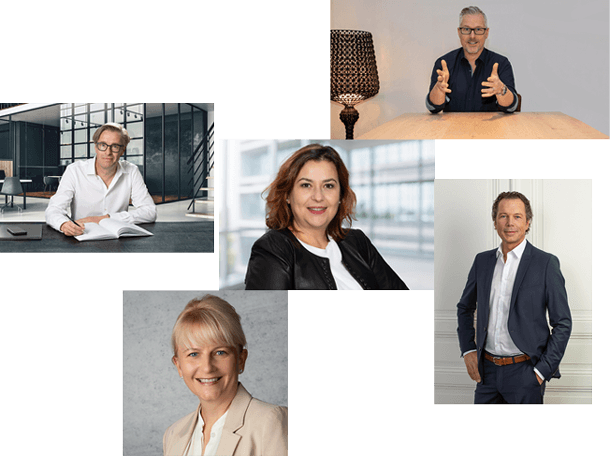 Businessfotos, Bewerbungsfotos Collage - Fotostudio Das Portrait Frankfurt