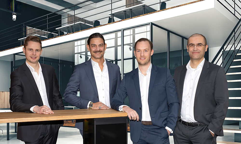 Gruppenfotos der Geschäftsführer